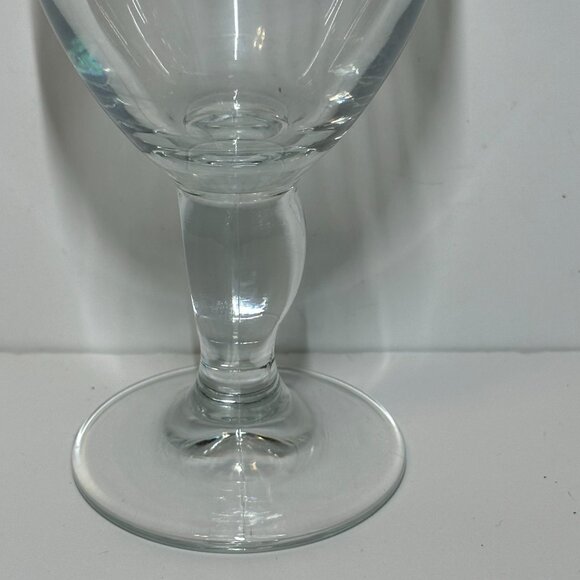 Stella Artois Glass with Gold Rim and Stars / Enjoy The Present Drinking Glass - Picture 8 of 8